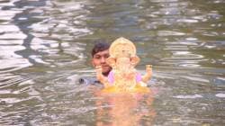 पाच दिवसांच्या ४० हजार गणेशमूर्तींचे विसर्जन