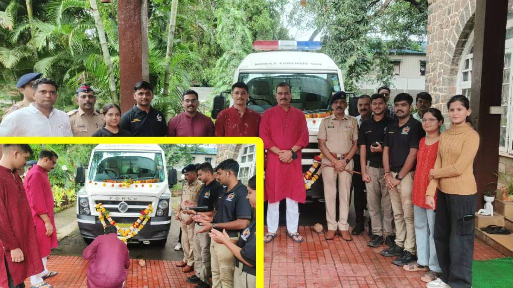 forensic van Nashik, advanced crime investigation, Nashik police forensic unit, scientific crime evidence, forensic vehicle launch,