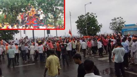 Mumbai traffic disruption, Maratha reservation protest, Azad Maidan protest Mumbai, Mumbai local train crowd,