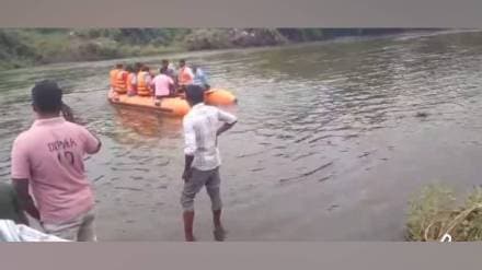 heavy rains in aola led to one youth drowning in mana river at Pimpalkhuta