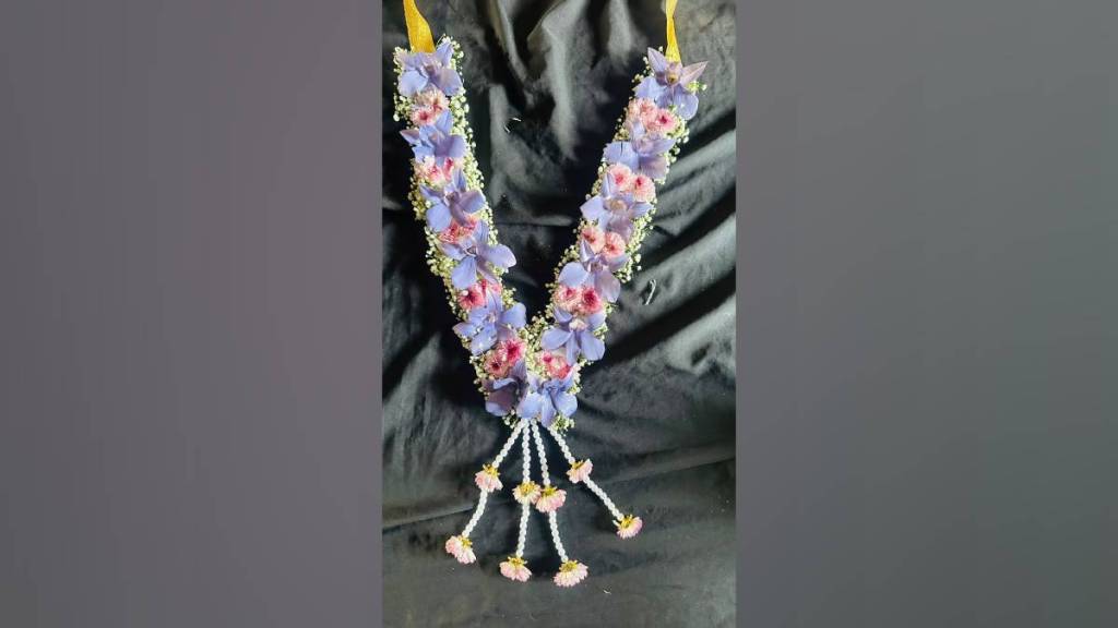 eco friendly ganeshotsav boosts demand for colorful natural flower garlands in the market this year