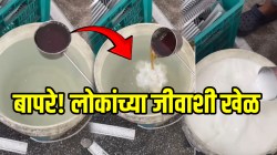 बापरे! लोकांच्या जीवाशी खेळ; तुम्ही जे दूध पिताय ते कसं बनवतात पाहा; VIDEO पाहून पायाखालची जमीन सरकेल