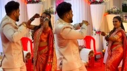 “कुंडली मॅच नाही झाली तरी चालेल VIBE मॅच झाली पाहिजे” नवरा-नवरीने लग्नात पाहुण्यांसमोर केला जबरदस्त डान्स; VIDEO पाहून कराल कौतुक