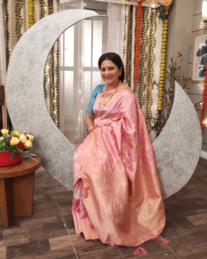 Nivedita Ashok Saraf Paithani Saree Look
