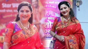 Nivedita Ashok Saraf Paithani Saree Look