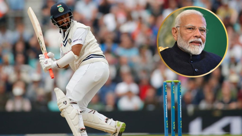 PM Modi Letter to Cheteshwar Pujara