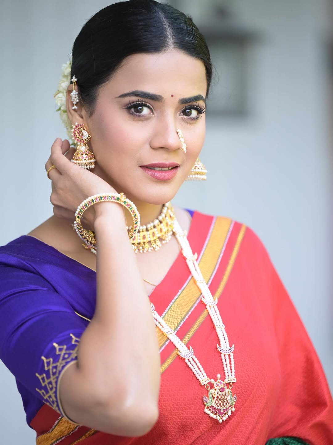 Pratiksha Mungekar Khun Saree Look