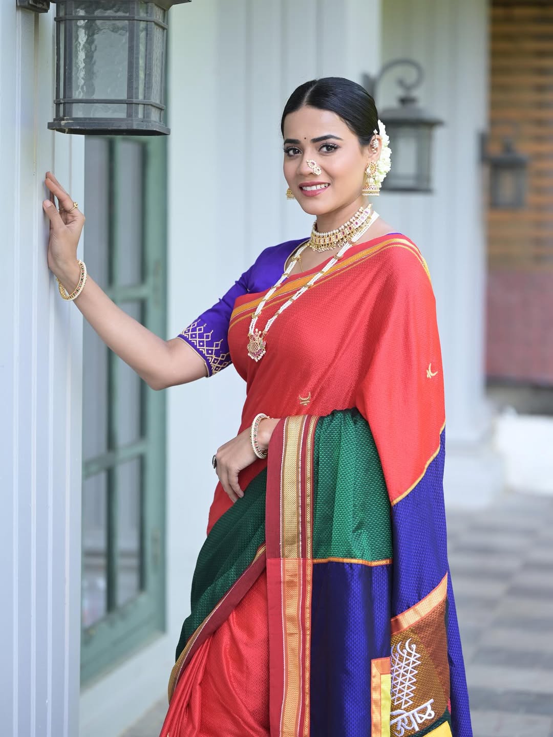 Pratiksha Mungekar Khun Saree Look