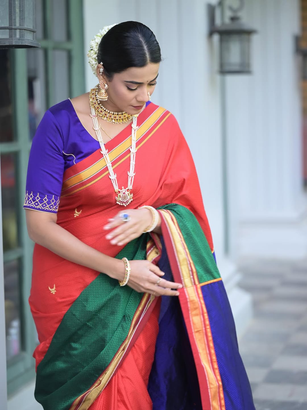 Pratiksha Mungekar Khun Saree Look