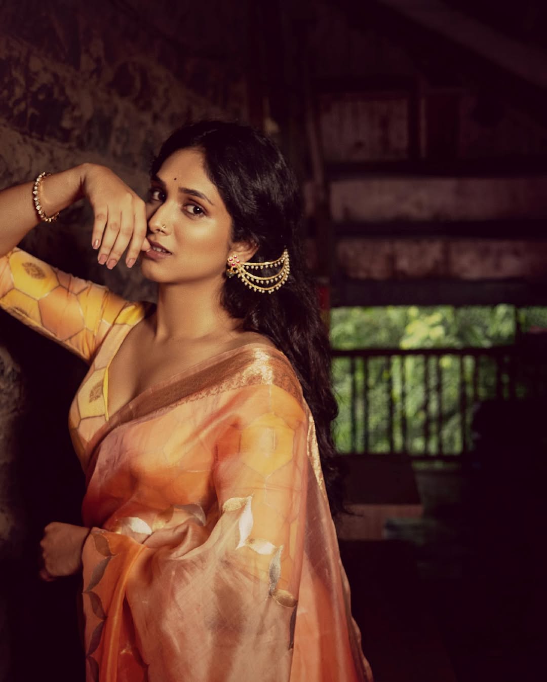Priyadarshini indalkar saree look