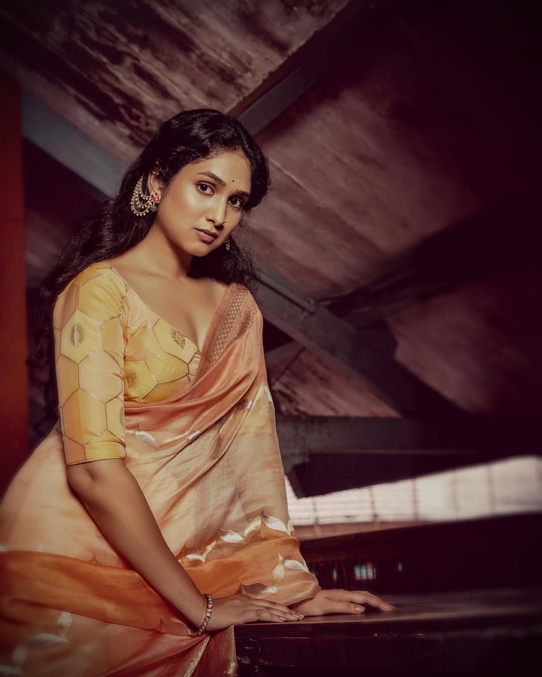 Priyadarshini indalkar saree look