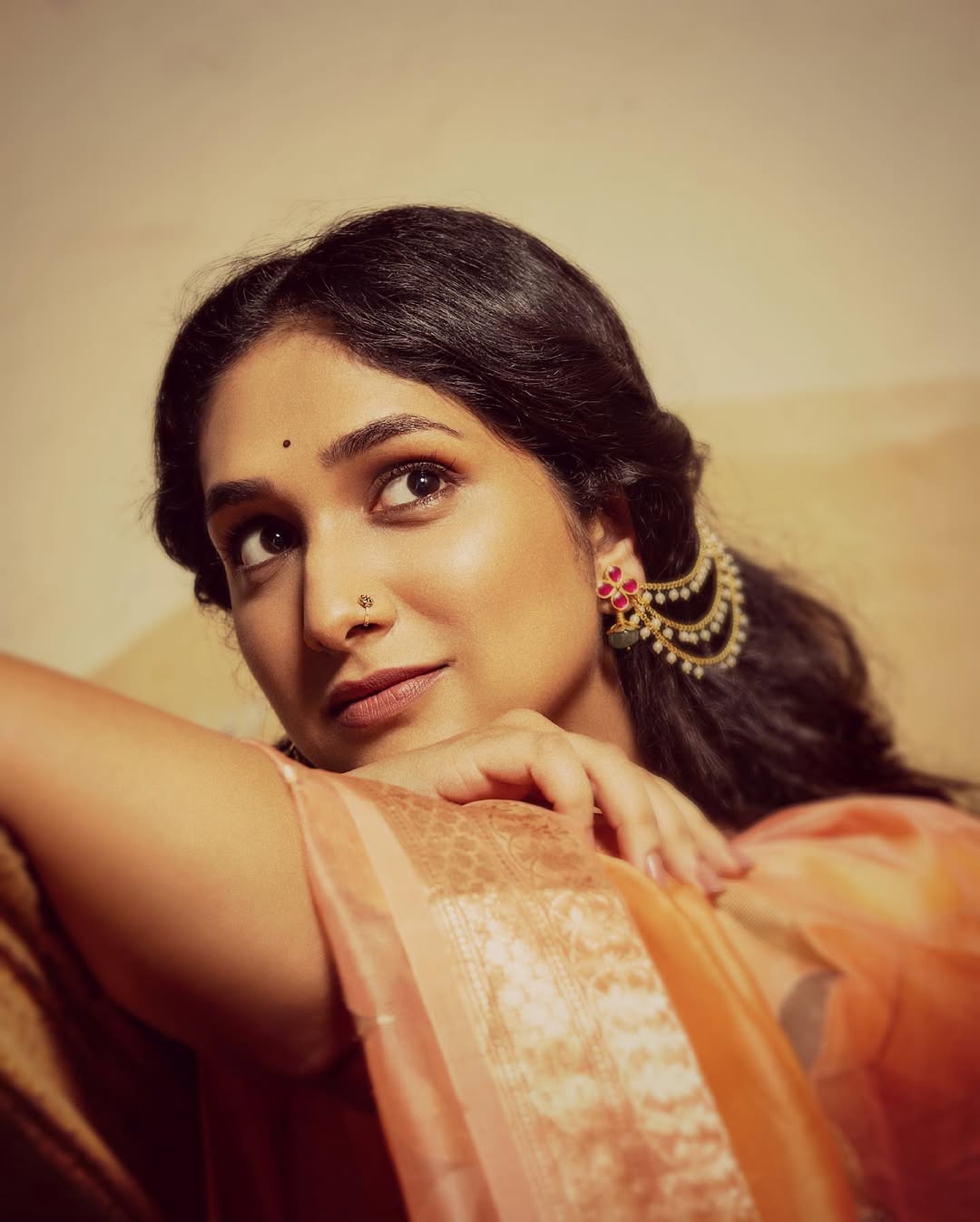 Priyadarshini indalkar saree look