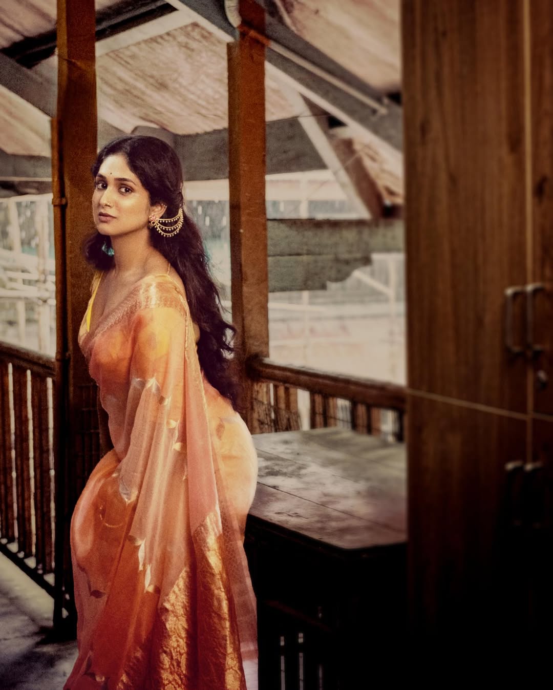 Priyadarshini indalkar saree look