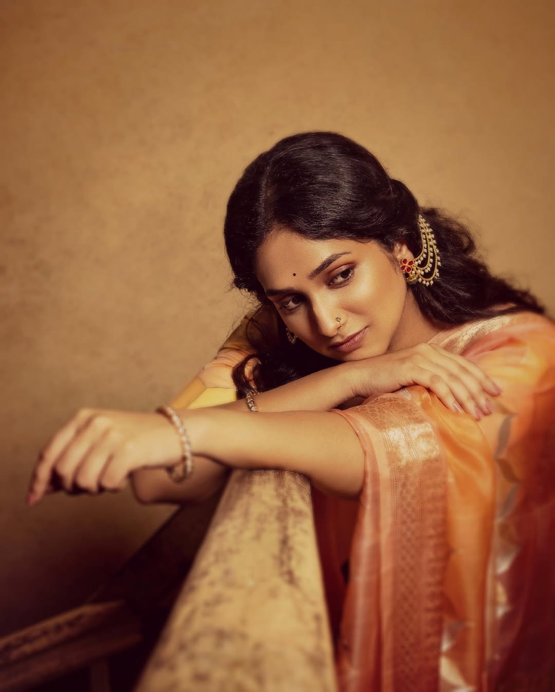 Priyadarshini indalkar saree look