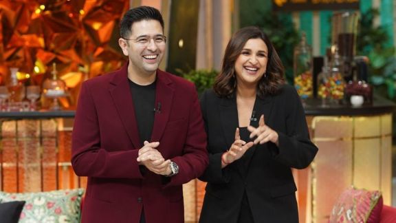 Raghav Chadha give hints about good news soon with Parineeti Chopra in Kapil Sharma The Great Indian Kapil Show