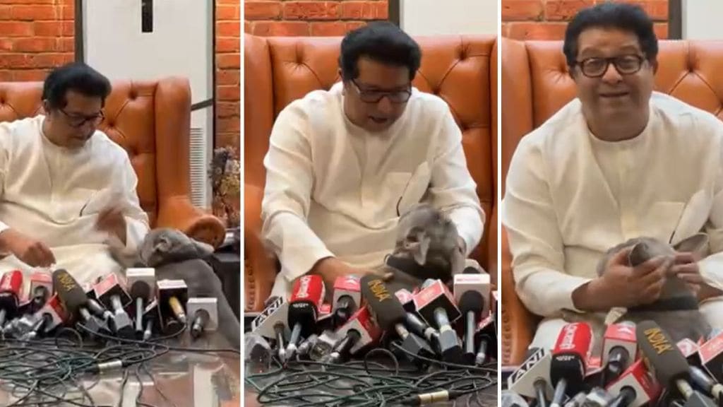 Raj Thackeray Pet Dog