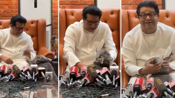 Raj Thackeray Pet Dog