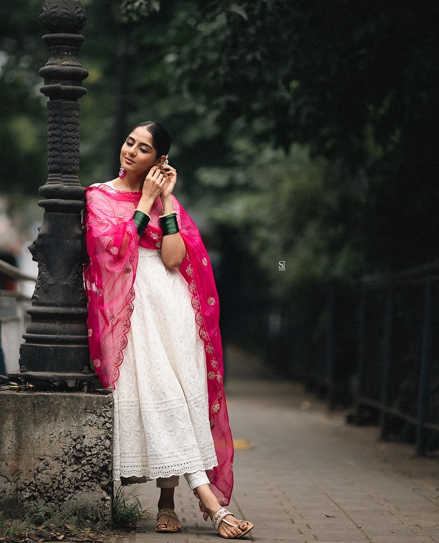 Rajasi Bhave White Dress Photoshoot