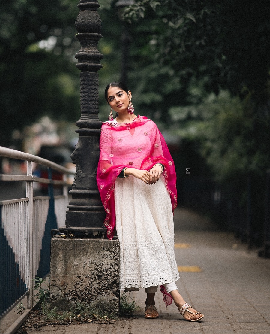Rajasi Bhave White Dress Photoshoot