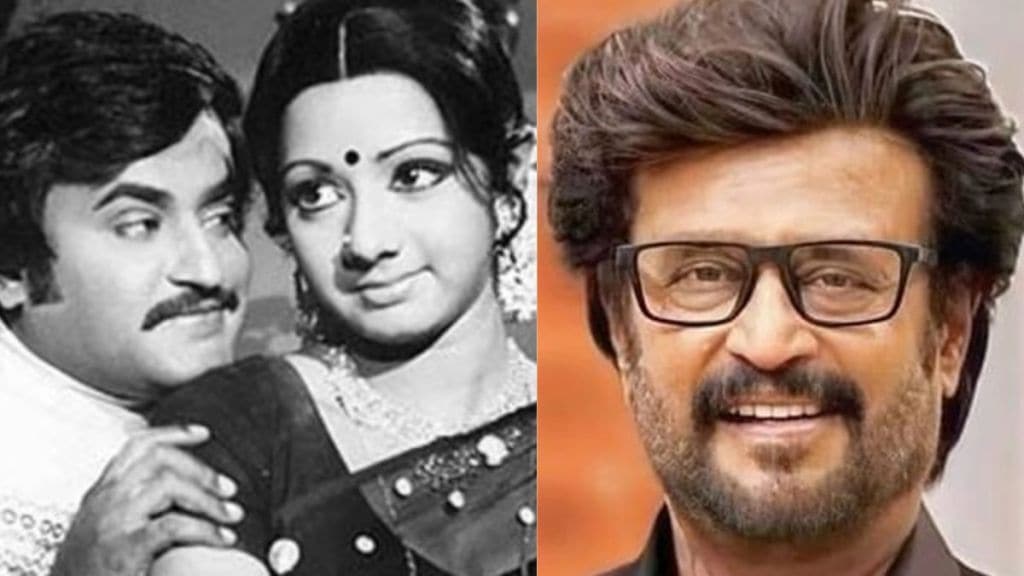 Rajinikanth and Sridevi