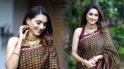 Photos: हत्ती-मोर खणाची साडी, स्लीव्हलेस ब्लाऊज..; रेश्मा शिंदेचा गणेशोत्सवासाठी खास लूक