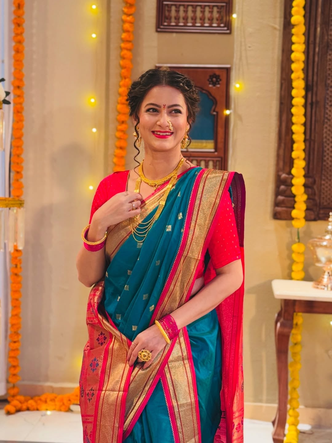 Revati Lele Mangalagaur 2025 Look