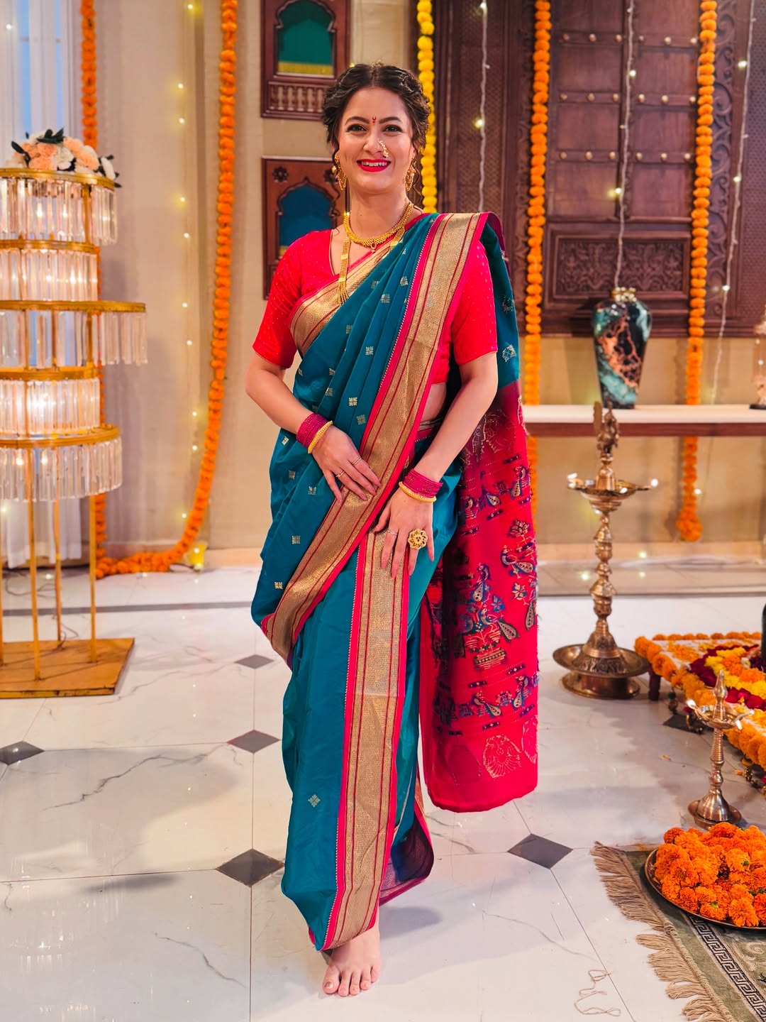 Revati Lele Mangalagaur 2025 Look