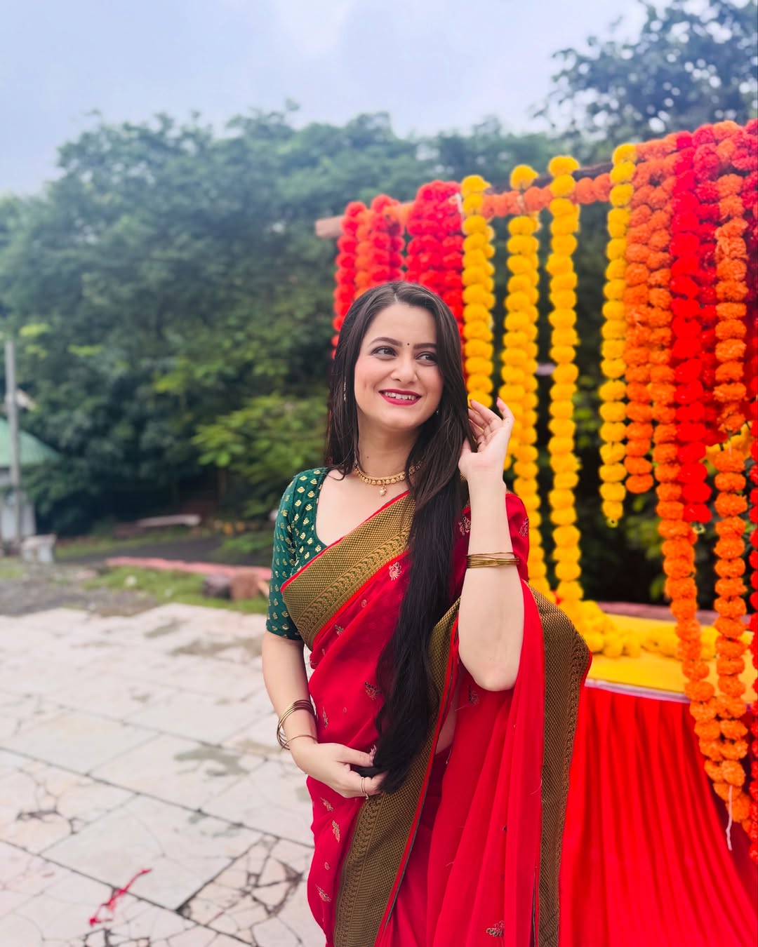 Revati Lele Mangalagaur 2025 Look