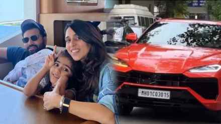 Rohit Sharma Buy New Lamborghini URUS Number Plater 3015 Connection with Son Ahaan and Daughter Samaira