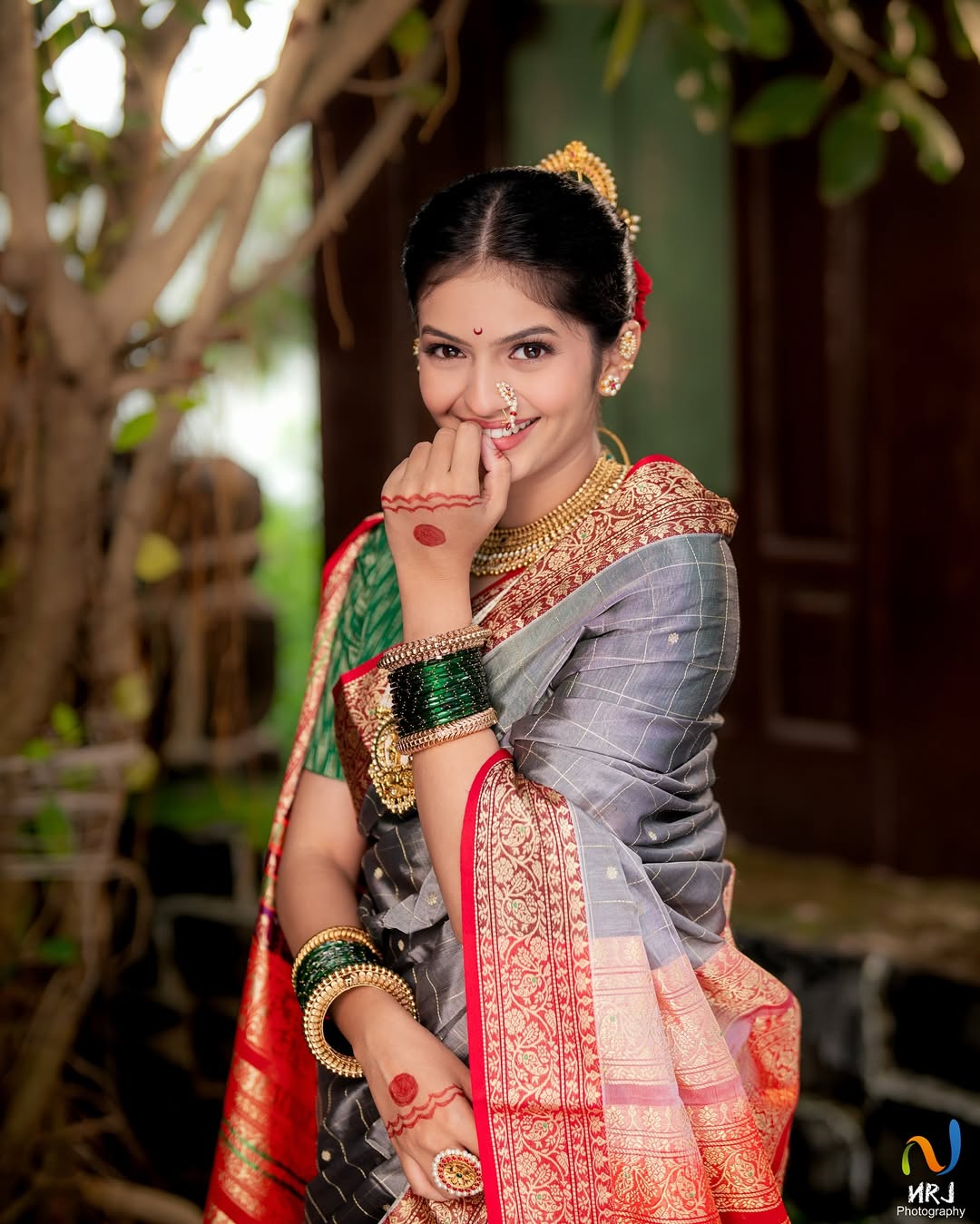 Roomani Khare Nauvari Saree Look