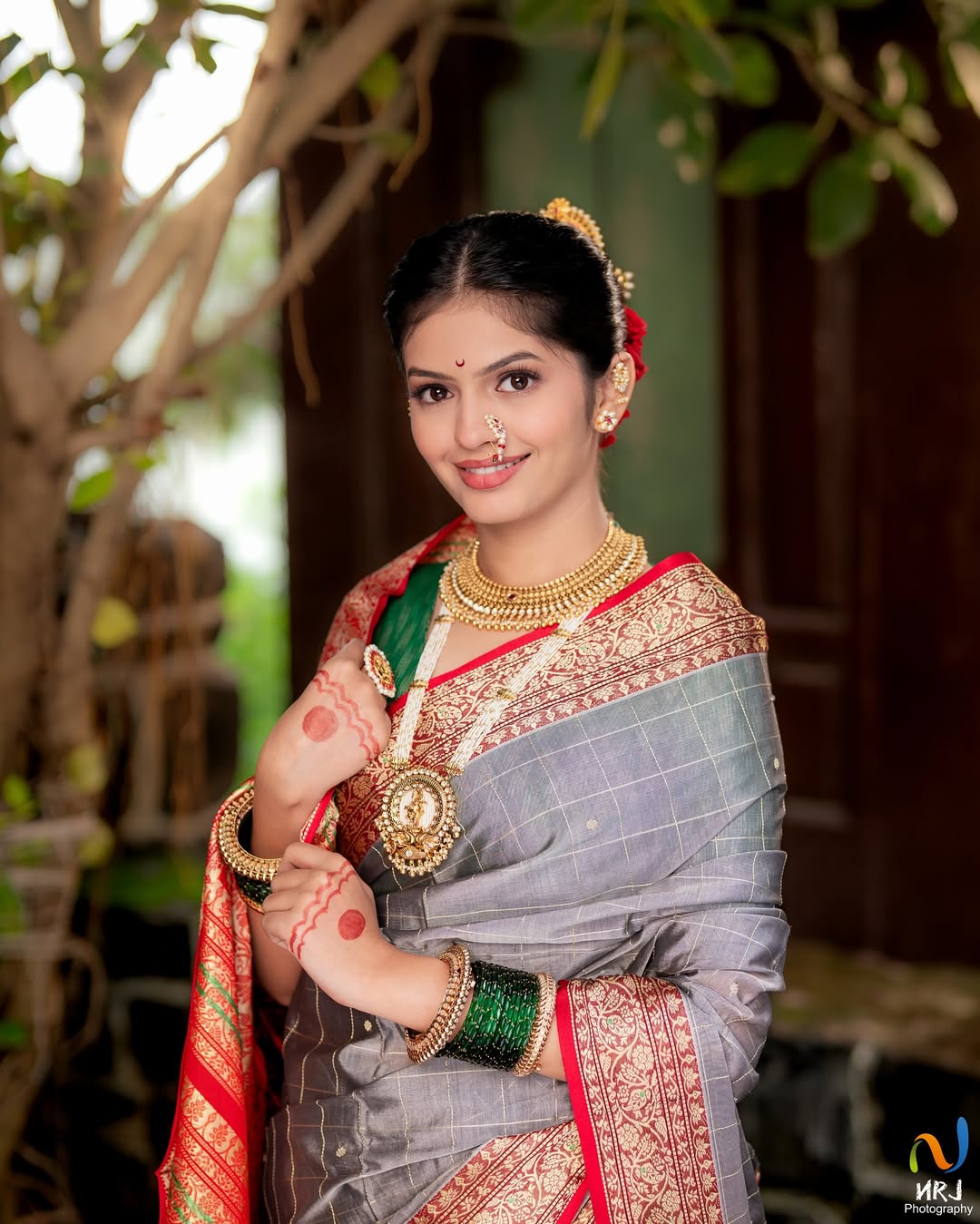 Roomani Khare Nauvari Saree Look
