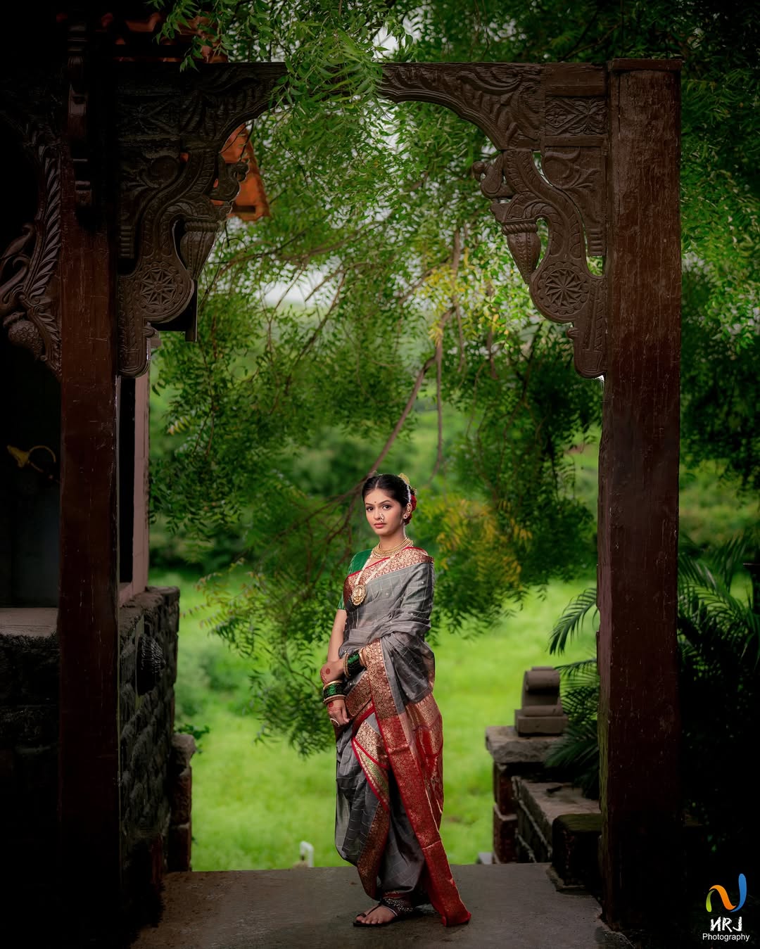 Roomani Khare Nauvari Saree Look