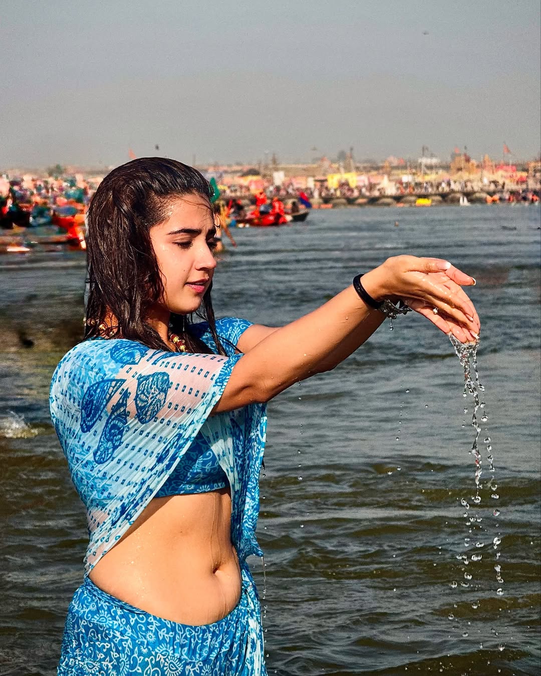 Roshni Walia at Mahakumbh
