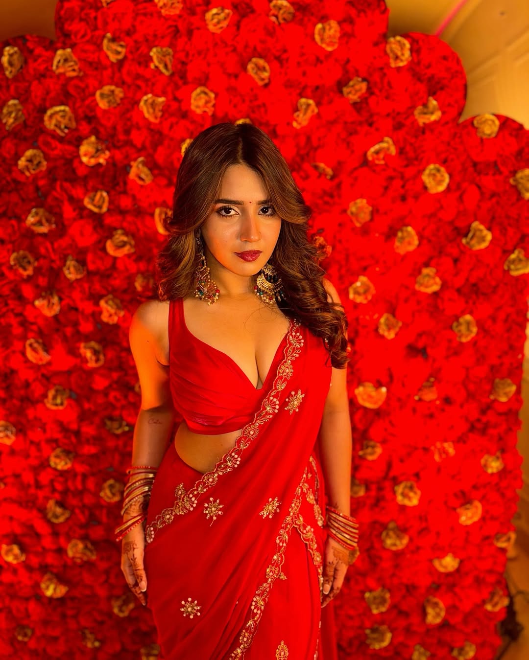 Roshni Walia saree photo