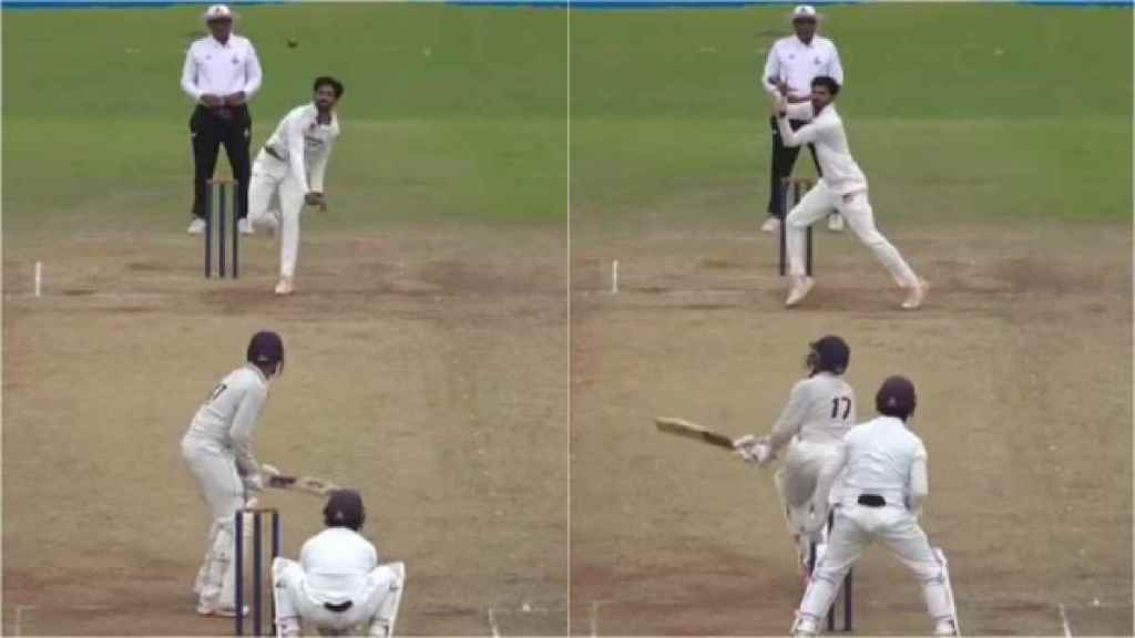 Ruturaj Gaikwad bowls and takes a wicket for Maharashtra in Buchi Babu Trophy Video