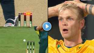 SA vs AUS Corbin Bosch Shocked As Bails Remain Intact After Ball Hits Stumps Mitchell Oven Video
