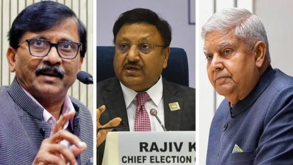 Sanjay Raut claims CEC Rajiv Kumar whereabouts