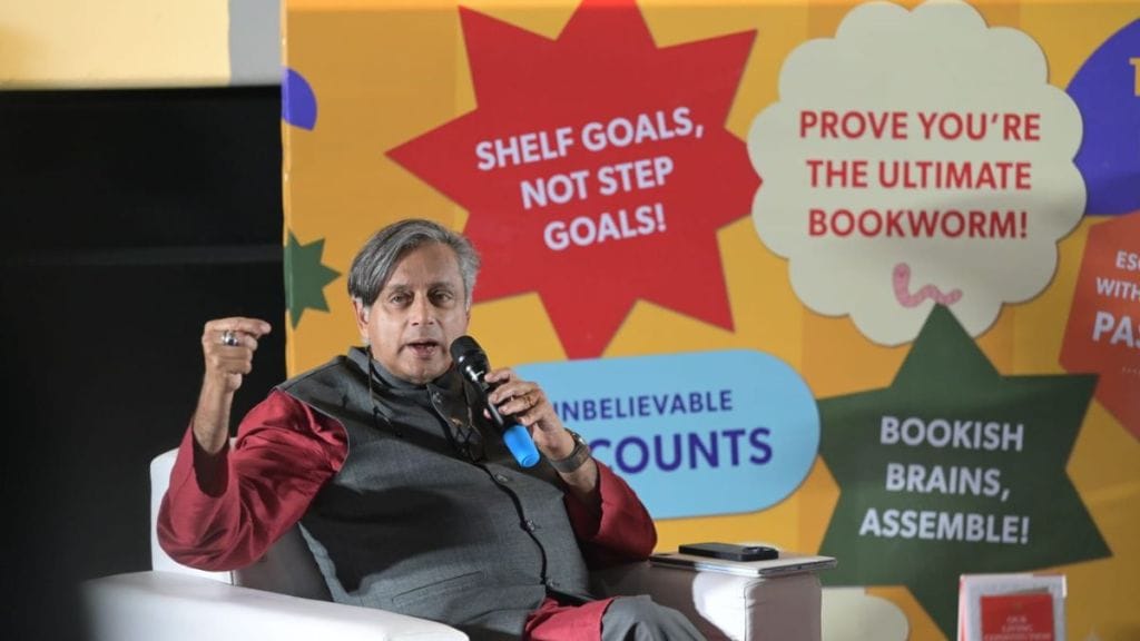 Shashi Tharoor warns on trump comments global instability in pune event India-US relations trade policy