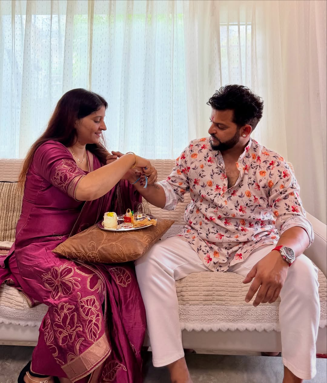 Cricketers Raksha Bandhan