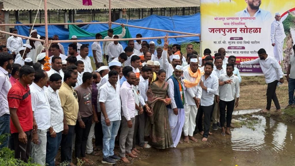 Sujay Vikhe promises ₹25 crore water development works in Sangamner irrigation projects