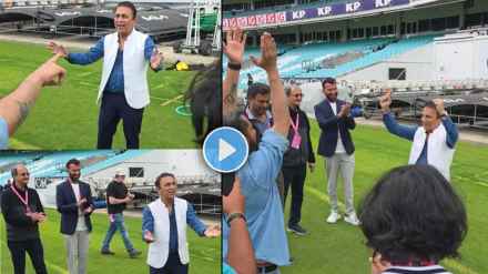 Sunil Gavaskar Singing Mere Desh Ki Dharti Song & Dance After India Oval Test win Video
