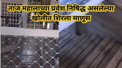 ताज महालच्या सीक्रेटरुमध्ये शिरला माणूस, पुढे काय घडलं, पाहा Viral Video