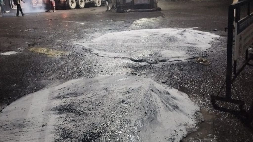Ulhasnagar civic body to fill potholes before political warnings amid credit war Shame karo potholes bharo campaign