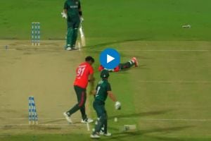 Khawaja Nafey run out