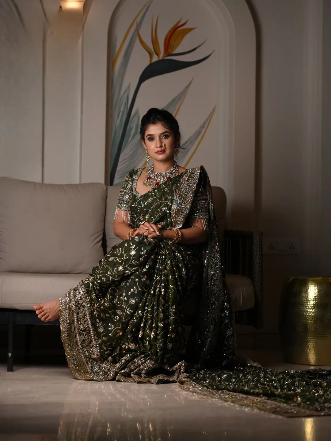 Vaishnavi Kalyankar Gaikwad Saree Look