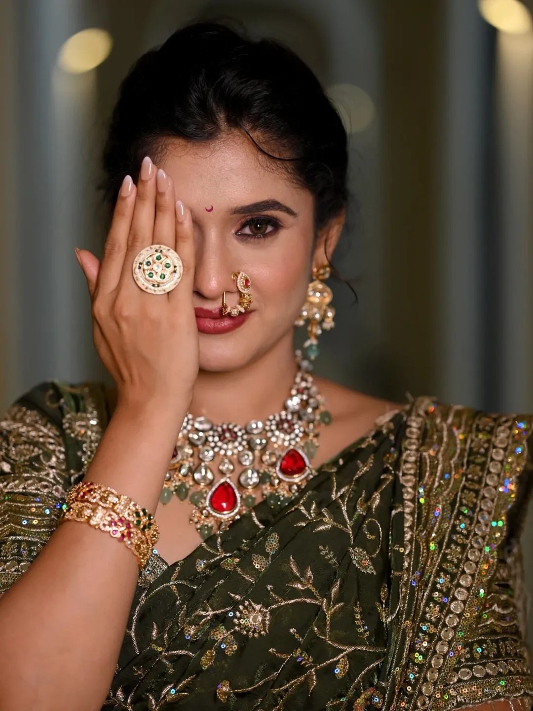 Vaishnavi Kalyankar Gaikwad Saree Look