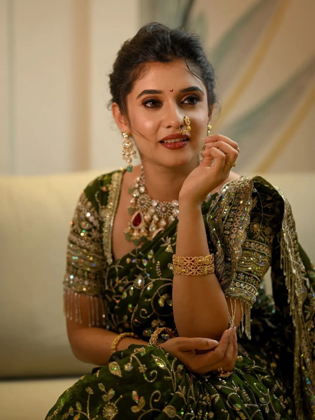 Vaishnavi Kalyankar Gaikwad Saree Look
