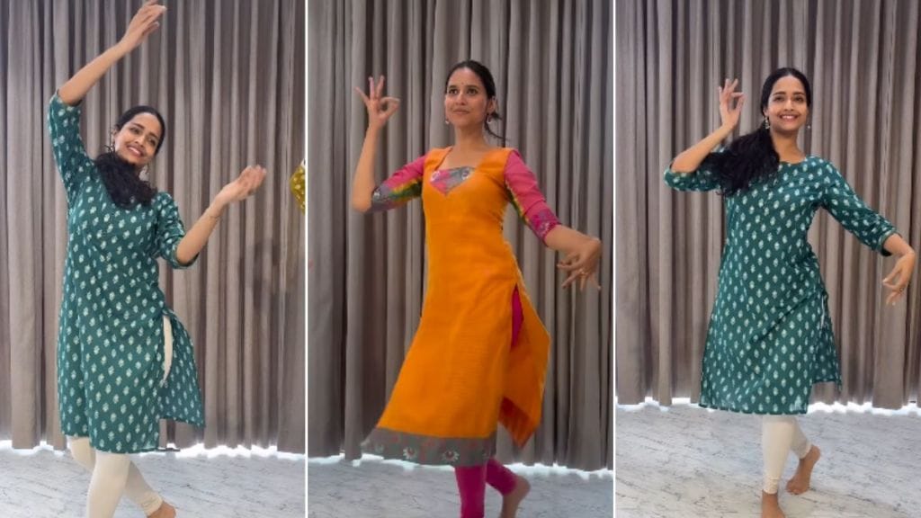 Vallari Viraj and Aalapini Nisal share dance video on Apsara Aali song from Natarang movie netizens praise