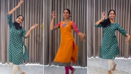 Vallari Viraj and Aalapini Nisal share dance video on Apsara Aali song from Natarang movie netizens praise