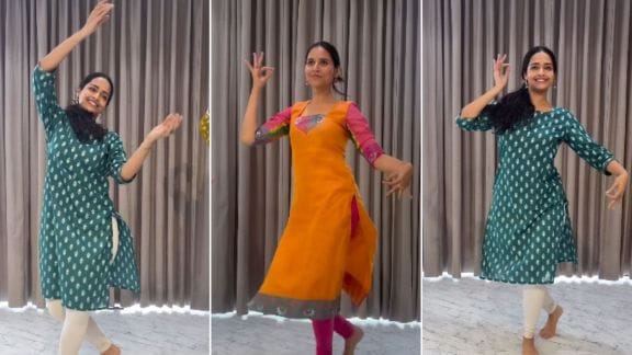 Vallari Viraj and Aalapini Nisal share dance video on Apsara Aali song from Natarang movie netizens praise